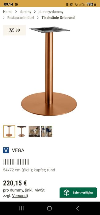 Baza metalică/Picioare metalice