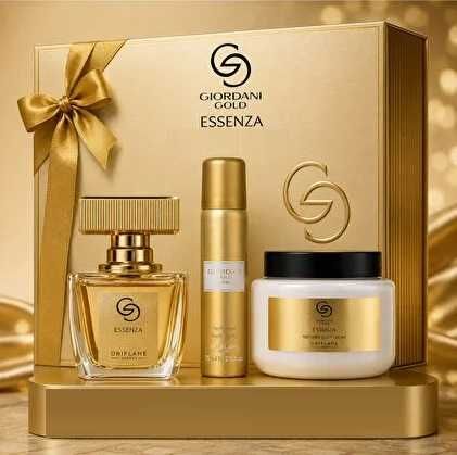 Set Giordani Gold Essenza Oriflame ( parfum + crema de corp + spray )
