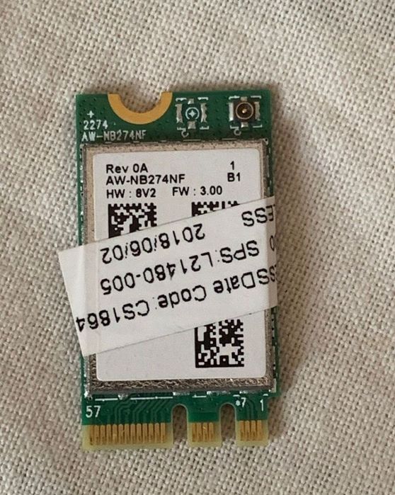 WiFi  AW-NE785,AW-NB130H,QCWB335,AW-NB274NF,RTL8821 si 8260NGW