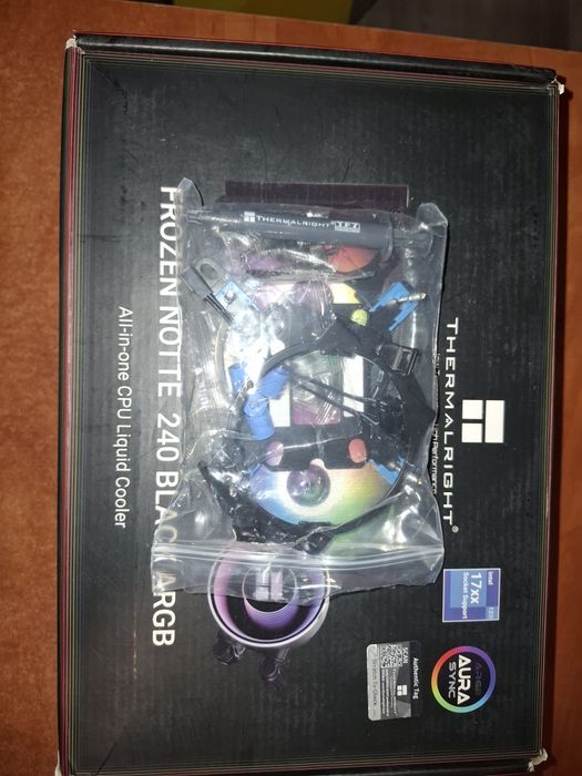 Cooler Lichid AIO Thermalright Frozen Notte 240 Black ARGB