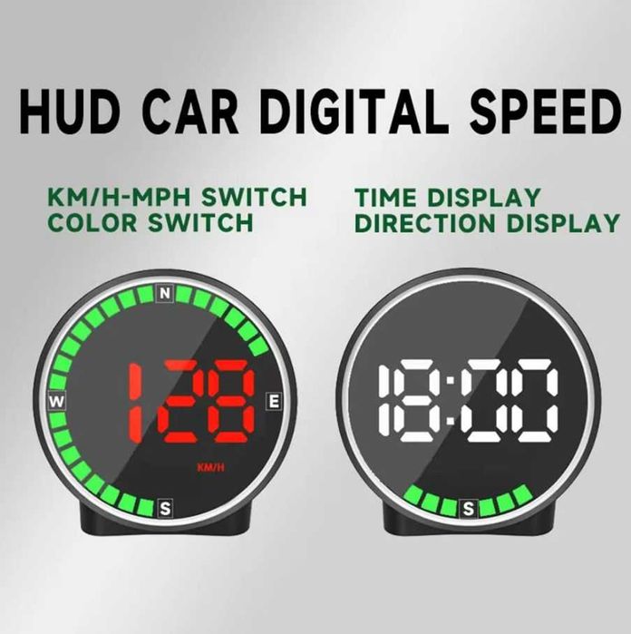 Vitezometru GPS ceas busola universal ATV barca auto display 7 culori