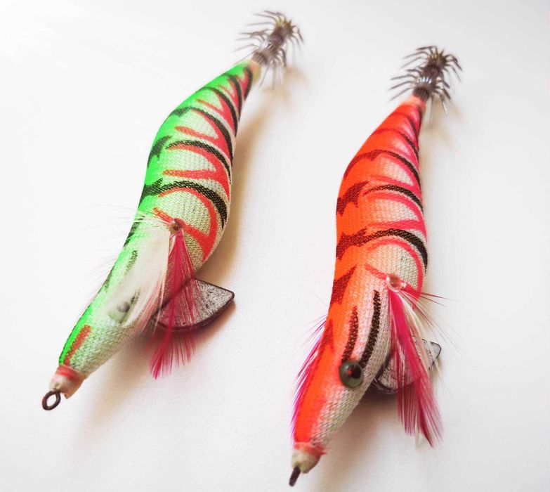 Комплект 6 калмариери за морски риболов на сепии, калмари и октоподи