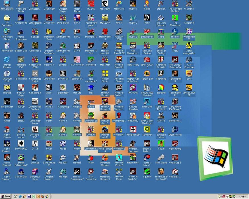 Retro Pc Windows Me / 3dfx Voodoo2 / Aureal Vortex2 / Quadro4 580 xgl