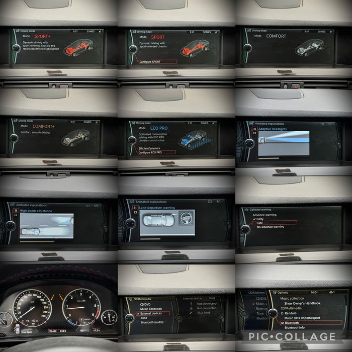 BMW F10 Automat Trapa 3Butoane Seria7 int