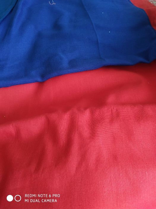 Materiallar (bir xil rangdagi matetiallar paxta)