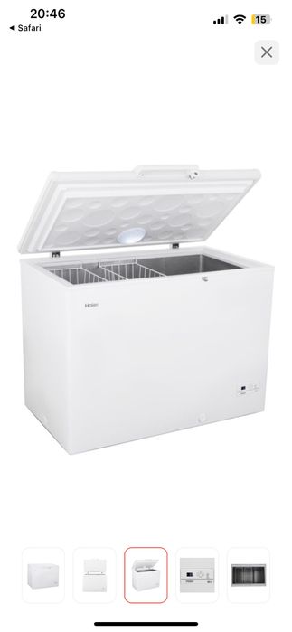 Продам морозильник бу хайер