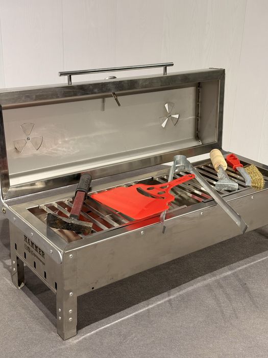 Qopqoqli “Xammer” mangal 70 sm