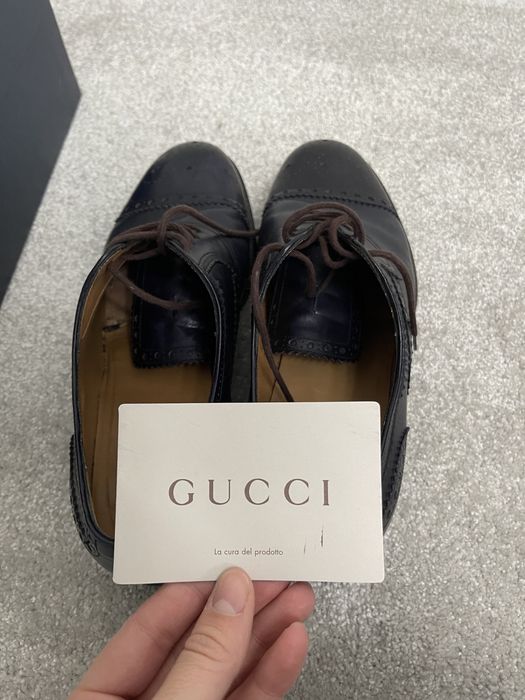 Pantofi Gucci de piele barbatesti