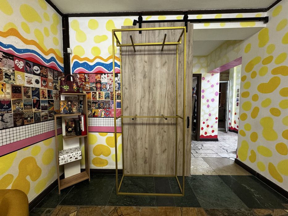 Рейл для одежды высота 215см