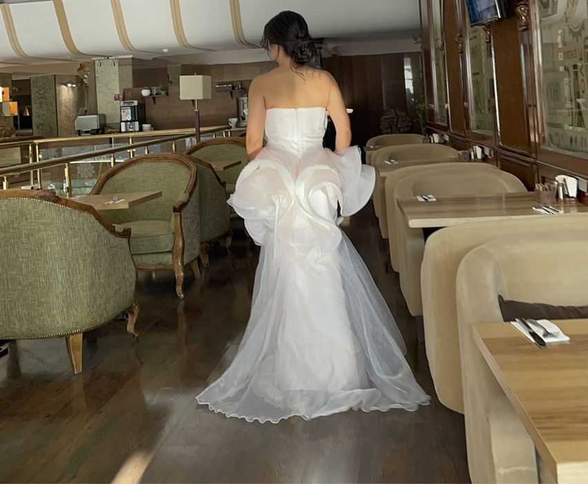 Вечернее платье на свадьбу, узату