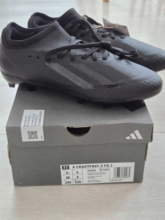 Adidas fotbal X Crazyfast.3 FG-J, Nr. 38, Crampoane, NOI