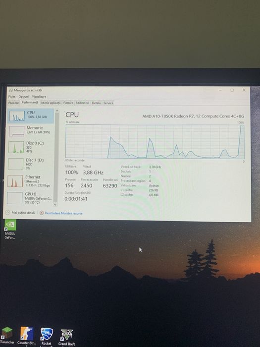 Vand pc gaming -AMD A10-7850K, 16gb ram,SSD+HDD