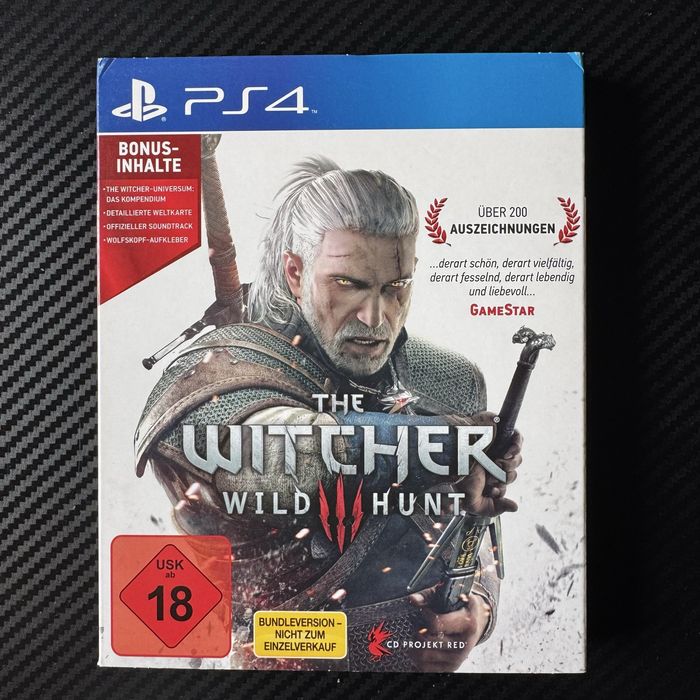 The Witcher 3: Wild Hunt колекционерско издание 2 диска и карта PS4 PS5 безплатен ъпдейт към PS5