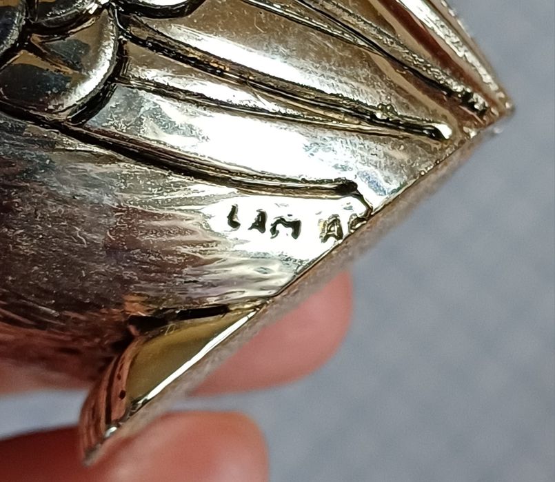 Сова декоративная, металл, статуэтка,