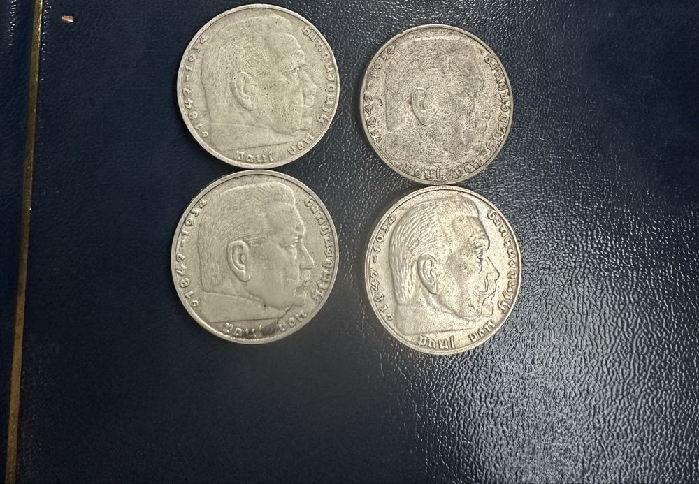 2 Reichsmark 1936 37 38 39