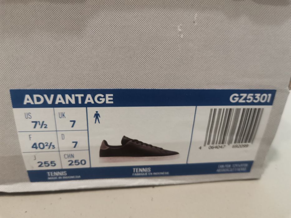 Кожени Мъжки маратонки ADIDAS ADVANTAG UK7 /EU 40 2/3 EU