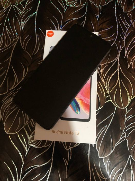 Redmi note 12 onxy gray 4GB Ram 128GB Rom