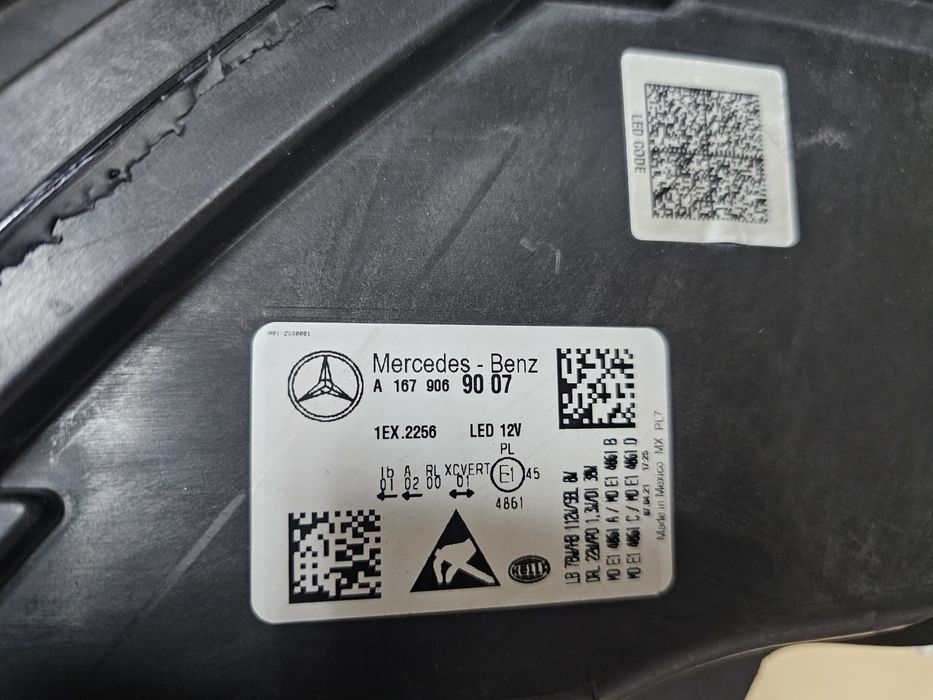 Десен фар Mercedes W167 GLS desen far мерцедес глс 167