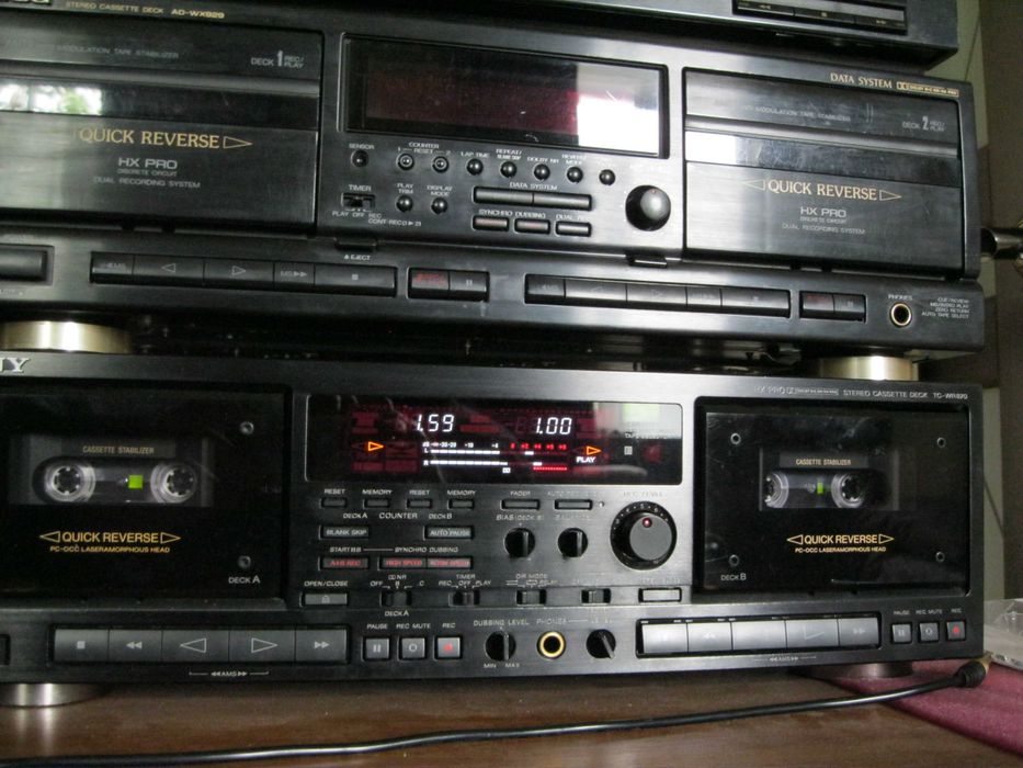 SONY stereo cassette deck TC - WR 870
