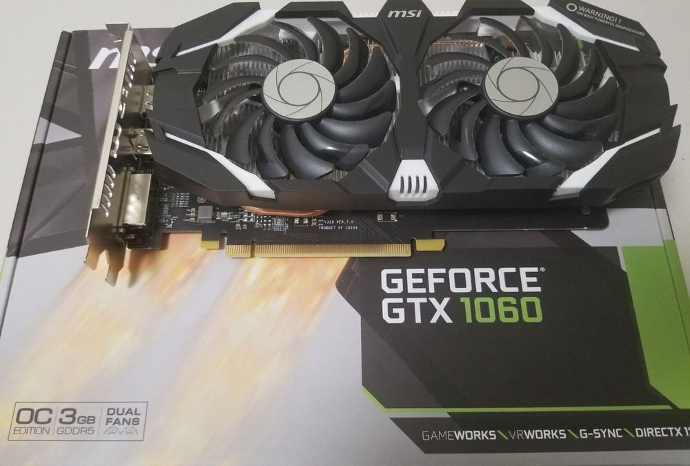 GTX 1060 MSI Oc Edition