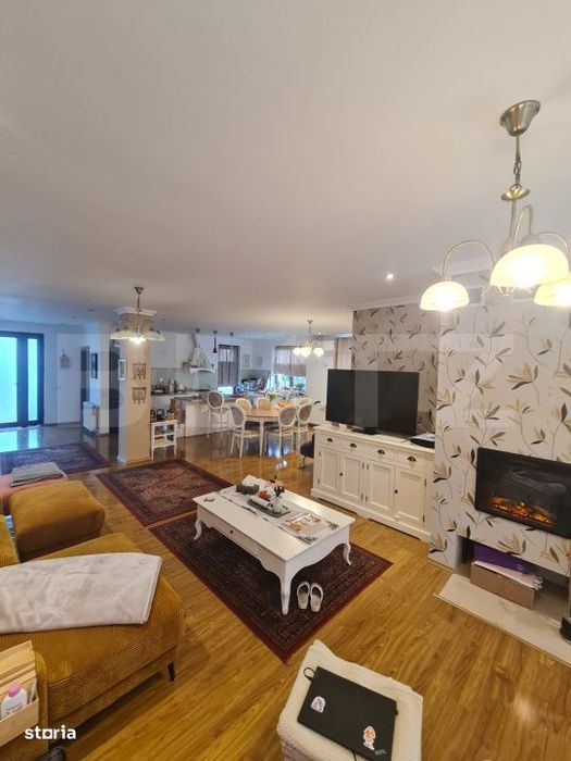 Casa individuala, un singur nivel, 135 mp, 500 mp de teren, acces rest