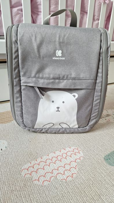 Преносимо легло 2 в 1 KikkaBoo - Bear Grey