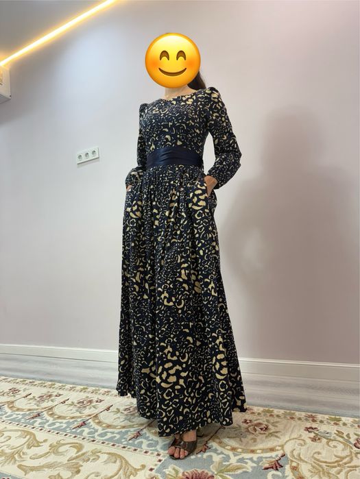 Турецкое длинное платье