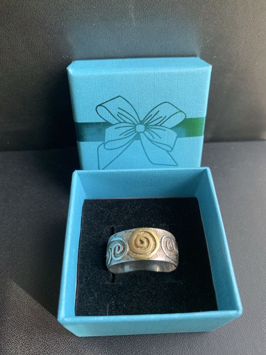 Кольцо серебрянное ручной работы