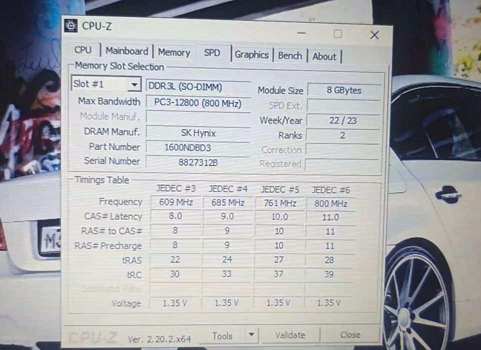 RAM Laptop KingFast 8GB DDR3