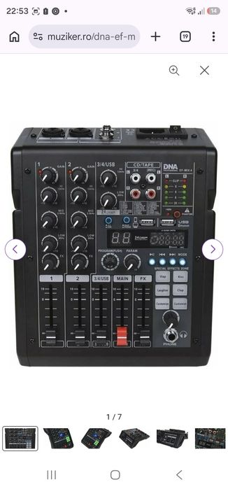 Mixer audio analog