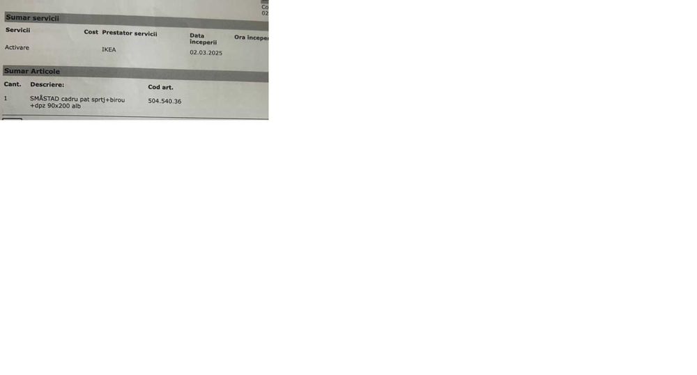 Pat Supraetajat IKEA SMSTAD (pret de nou in magazin 2634)