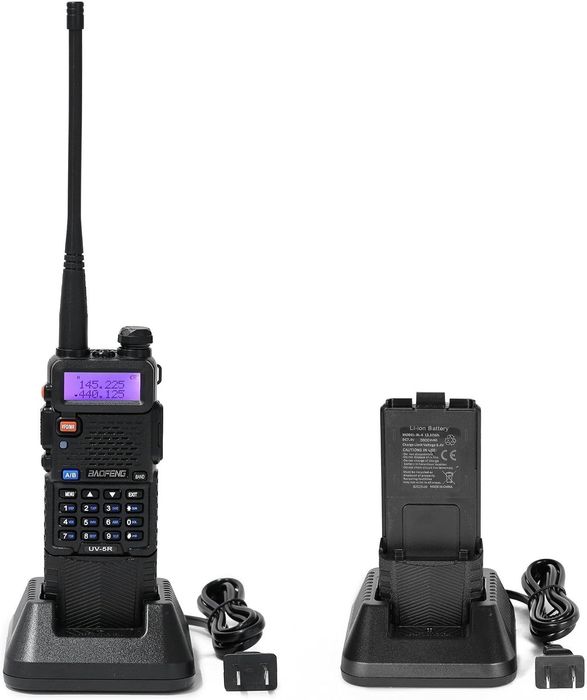 Statie radio portabila Baofeng UV-5R, putere emisie 8W,negru,sigilat