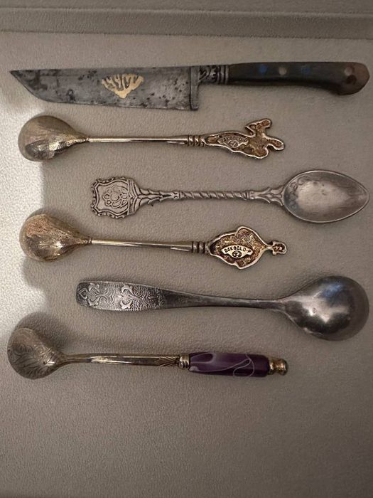 Ложки и нож из СССР