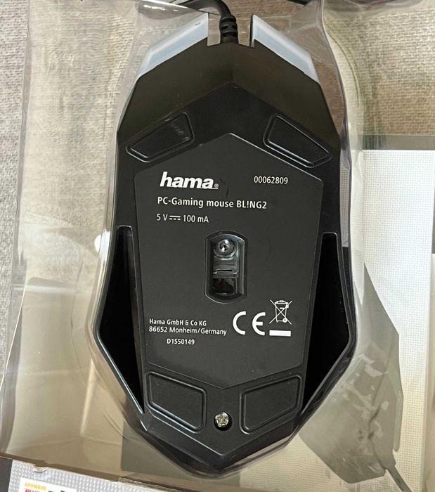 Mouse gaming Hama BLING2 3200 DPI LED nou la cutie