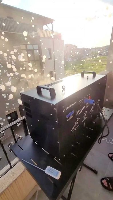 2026 Masina de bule cu fum 3000W 4 iesiri evenimente nunti fum greu spark