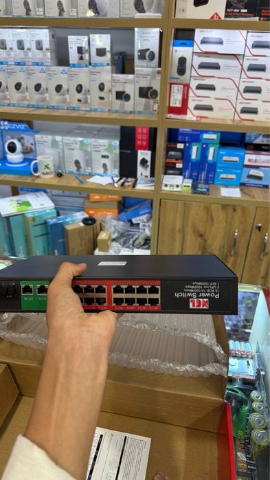 Network switch PoE - internet hub