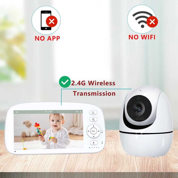 Бебефон с 5-инчов HD дисплей