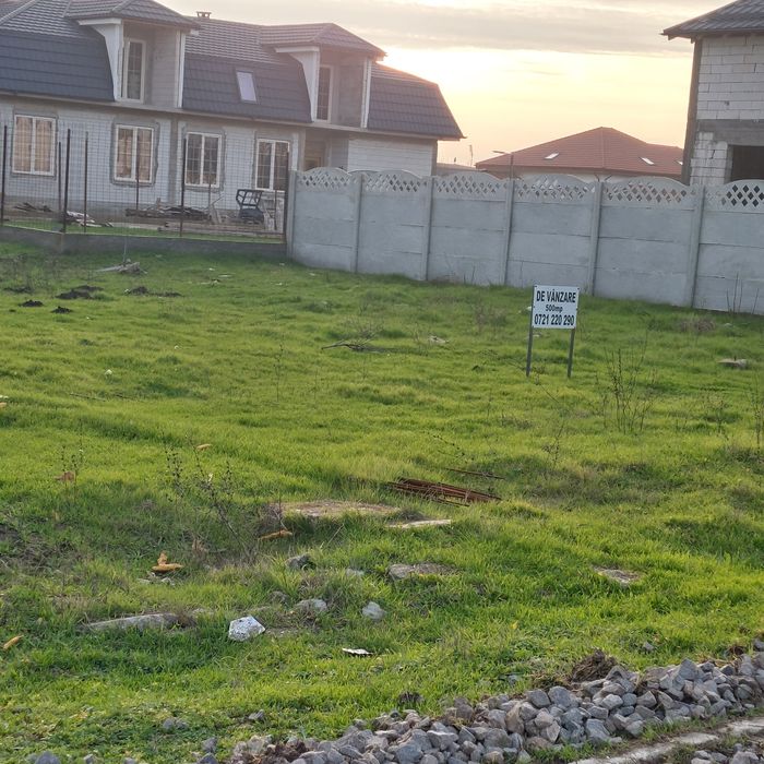 Vând teren intravilan în  Călărași sos Sloboziei Cartier Rezidential