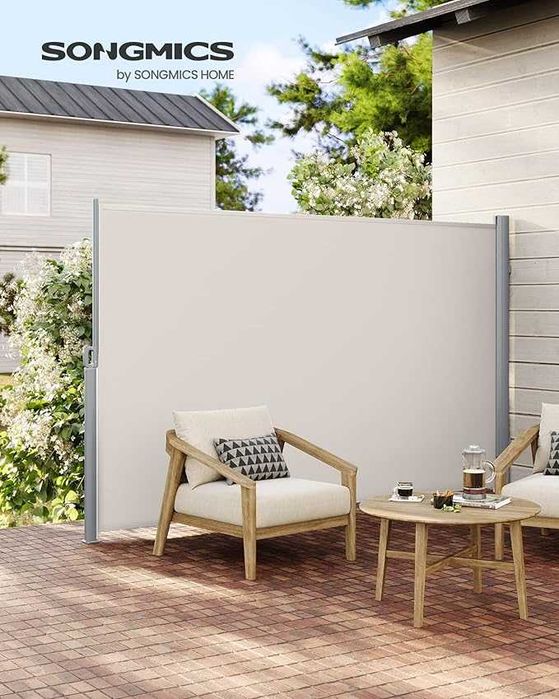 Copertina solara laterala Songmics GSA205E 200X350cm gri