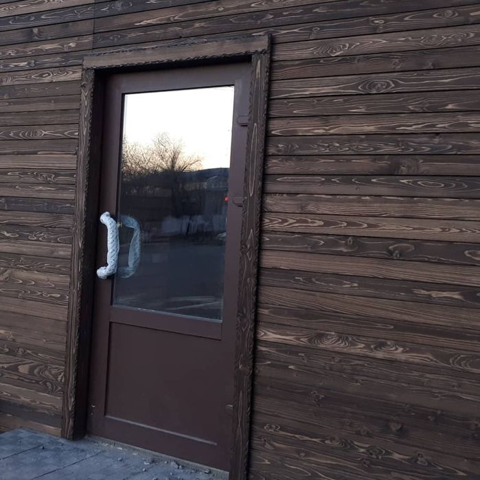 Фасад деревянный.