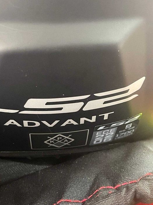 Cască de motocicletă LS2 FF906 Advant SOLID MATT BLACK cu mandibulă, marimea S
