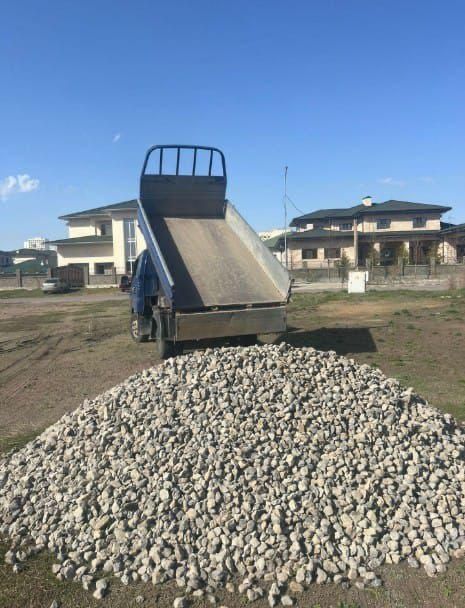 Щебень , песок , отцев , глина