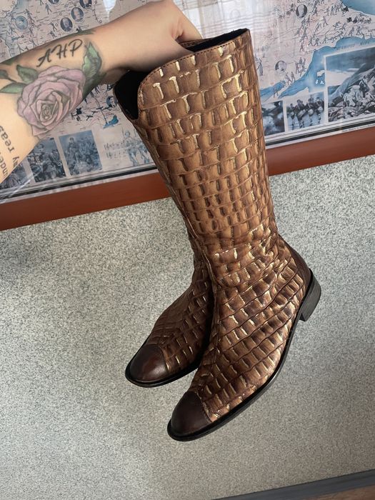 Дамски ботуши естествена кожа