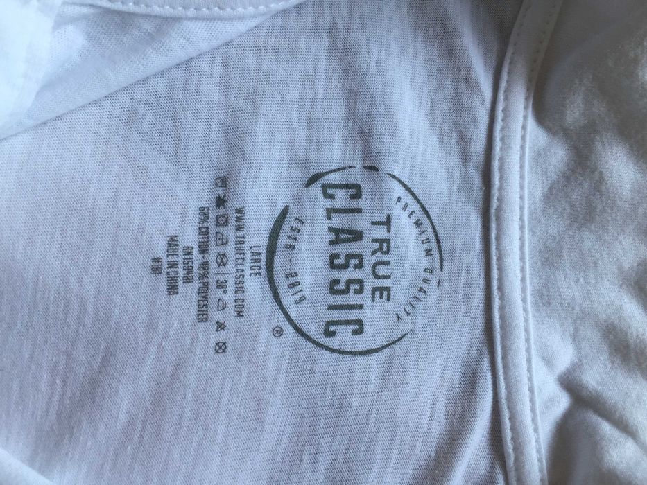 Tricou White Polo, True Classic, from USA