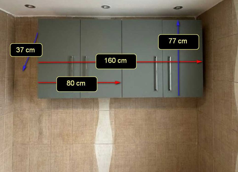 Set 2 Corpuri Suspendate Bucatarie - Usi Soft Close Moderne