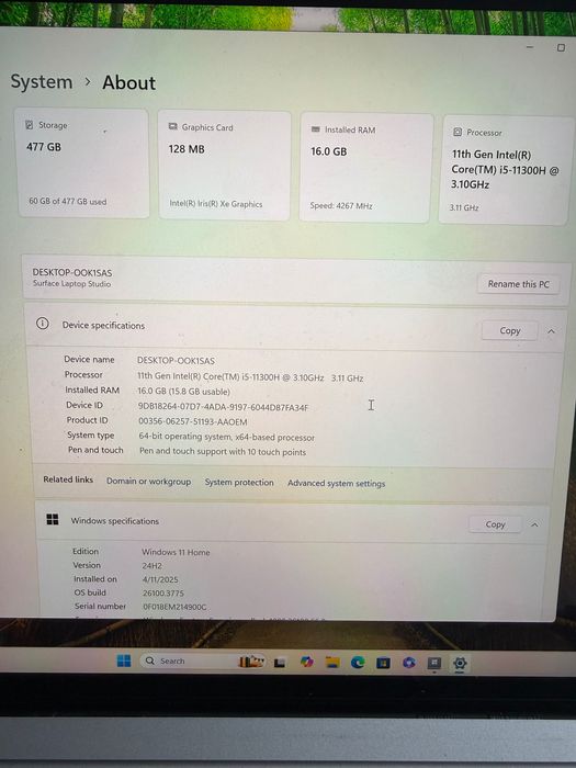 Microsoft Surface Laptop Studio