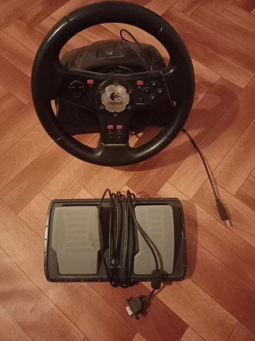 Игровой руль Formula Vibration Feedback Wheel