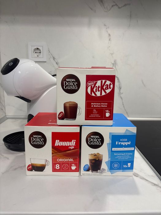 Кафемашина Dolce Gusto Nescafe + подарък капсули