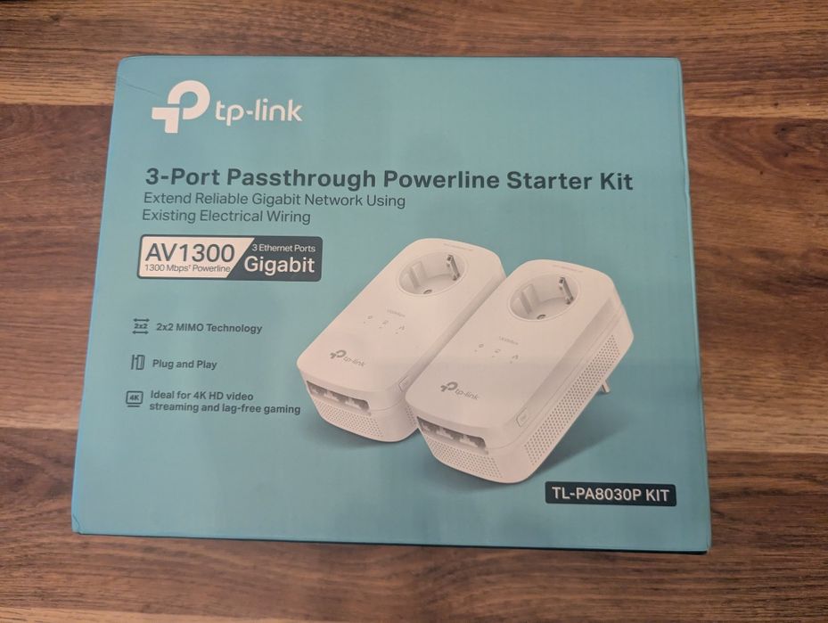 Powerline адаптер TP-Link TL-WPA8631P AV1300, 1300Mbps