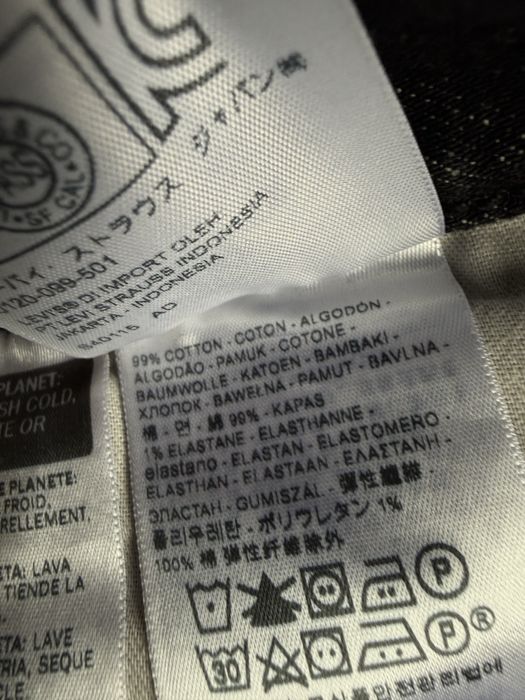 Blugi LEVIS 501 Negru Barbati | Marime 46 x 34 (Talie 124 cm)